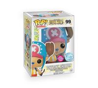 Epic Collectibles Pop Anime: One Piece - Tony Tony Chopper (Flocked Variant) Exclusive Limited Edition Vinyl Figure Bundle with Compatible Funko Box Protector