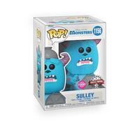Epic Collectibles Pop Monsters Inc - Sulley with Lid (Flocked Variant) Exclusive Vinyl Figure Included with Box Protector Compatible for Funko