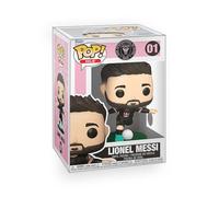 Epic Collectibles Pop Soccer - Lionel Messi Inter-Miami Vinyl Figure | Bundled with Box Protector Compatible for Funko