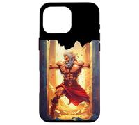 Epic Comic Style Christian Faith Bible Graphic - Samson Case for iPhone 16 Pro Max