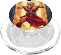 Epic Comic Style Christian Faith Bible Graphic - Samson PopSockets PopGrip for MagSafe