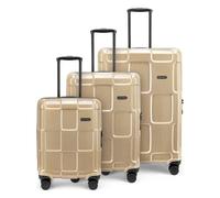 Epic Crate Reflex EVO 4 wheels Suitcase set 3-piece gold colored