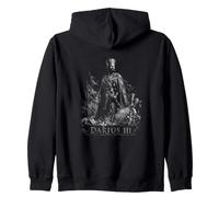 Epic Darius III Ancient Persian Warrior And King Zip Hoodie