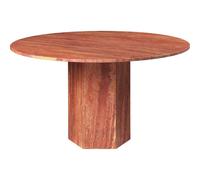 Epic Dining Table Ø130 Red Travertine