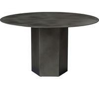 Epic Dining Table Round Misty Gray Steel Gubi - 5715015241670