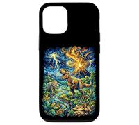 Epic Dinosaur Volcano T-Rex Triceratops Jungle Case for iPhone 12/12 Pro