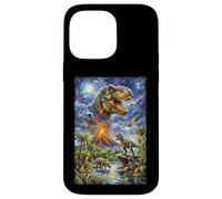 Epic Dinosaur Volcano T-Rex Triceratops Jungle Case for iPhone 14 Pro Max