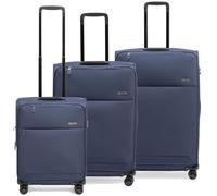 Epic Discovery 4 Roll Suitcase Set 3pcs. blue