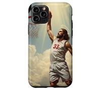 Epic Divine Dunking Jesus on the Holy Basketball Court Case for iPhone 11 Pro