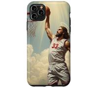 Epic Divine Dunking Jesus on the Holy Basketball Court Case for iPhone 11 Pro Max
