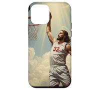 Epic Divine Dunking Jesus on the Holy Basketball Court Case for iPhone 12 mini