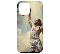 Epic Divine Dunking Jesus on the Holy Basketball Court Case for iPhone 12 Pro Max