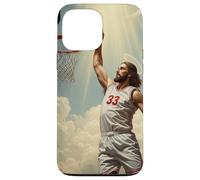 Epic Divine Dunking Jesus on the Holy Basketball Court Case for iPhone 13 Pro Max