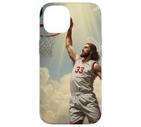 Epic Divine Dunking Jesus on the Holy Basketball Court Case for iPhone 14