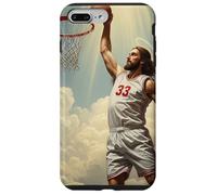 Epic Divine Dunking Jesus on the Holy Basketball Court Case for iPhone 7 Plus/8 Plus