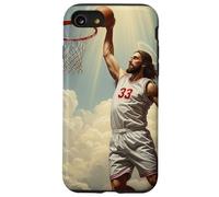 Epic Divine Dunking Jesus on the Holy Basketball Court Case for iPhone SE (2020) / 7 / 8