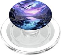 Epic Dragon Fantasy Landscape PopSockets PopGrip for MagSafe