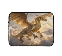 Epic Dragon Gold 13” Quilted Laptop Sleeve Case Soft Notebook Protector Bag Computer Carrying Case