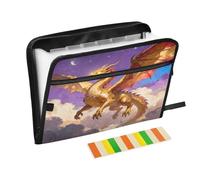 Epic Dragon Purple Expanding Zip File Folder 13 Pockets Accordion Document Organizer for Work Home