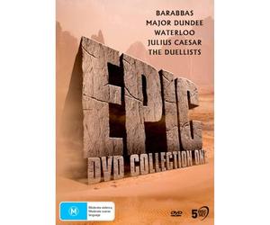Epic DVD Collection One: Barabbas / Major Dundee / Waterloo / Julius Caesar / The Duellists
