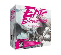 Epic Encounters: Cave of the Manticore - RPG Fantasy Roleplaying Tabletop Game with HUGE Boss Miniature, Double-Sided Game Mat, & Game Master Adventure Book, 5E Compatible