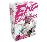Epic Encounters: Caverns of the Frost Giant - RPG Fantasy Roleplaying Tabletop Game with HUGE Boss Miniature, Double-Sided Game Mat, & Game Master Adventure Book with Monster Stats, 5E Compatible