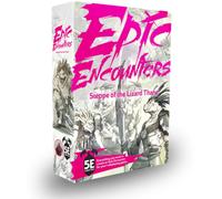Epic Encounters: Steppe of the Lizard Thane RPG Fantasy Roleplaying Tabletop Game with 20 Detailed Miniatures, Double-Sided Game Mat, & Game Master Adventure Book with Monster Stats, 5E Compatible