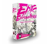 Epic Encounters: Steppe of the Lizard Thane RPG Fantasy Roleplaying Tabletop Game with 20 Detailed Miniatures, Double-Sided Game Mat, & Game Master Adventure Book with Monster Stats, 5E Compatible