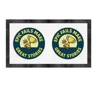 'Epic Fails Make Great Stories' Pet Feeding Mat (PM00030013)