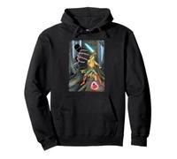 Epic Fairytale Sword Hero versus Shadow Creature Painting Pullover Hoodie