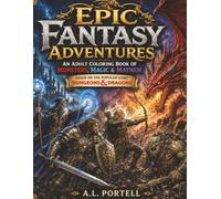 Epic Fantasy Adventures: An Adult Coloring Book of Monsters, Magic & Mayhem