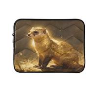 Epic Ferret Gold 13” Quilted Laptop Sleeve Case Soft Notebook Protector Bag Computer Carrying Case