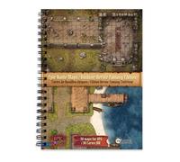 Epic Forge Battlemaps Book : Outdoor Heroic Fantasy Edition (305x420 mm) XL Size - Hardcover