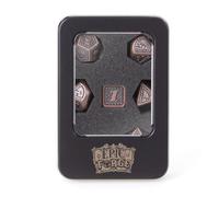 Epic Forge Dragon Scale Copper Metal Dice Set of 7 16 mm (Metal Box)