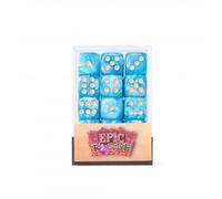 Epic Forge-Set of 36 6 Sided Dice - 12 mm - Blue