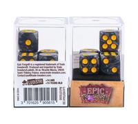 Epic Forge Set of 5 6 Sided Dice - Black Pearl