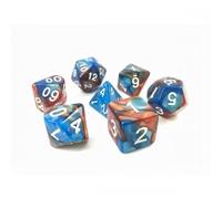 Epic Forge -Set of 7 Dice in Box - Blue and Gold Fusion