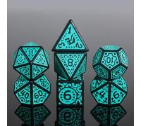 Epic Forge-Set of 7 Dice in Box - Magic Flame Teal