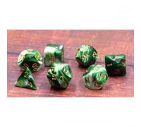 Epic Forge-Set of 7 dices-Emerald White Jade
