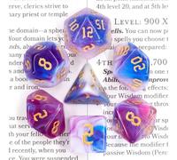 Epic Forge-Set of 7 dices-pink gold