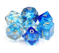 Epic Forge -Set of 7 Multi-Format Dice - Under the Sea Crystal Box