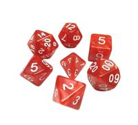 Epic Forge -Set of 7 Multiformat Dice in Box - Pearl Red