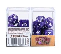 Epic Forge -Set of 7 Multiformat Dice in Box - Pearl Violet