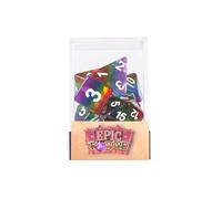 Epic Forge - Set of 7 Multiformat Dice in Box - Rainbow