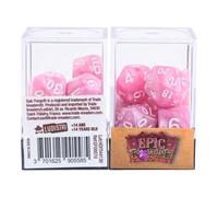 Epic Forge Set of 7 Multiformat Dice - Pearl Pink