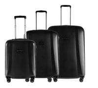 Epic GTO 5.0 4 Roll Suitcase Set 3pcs. black