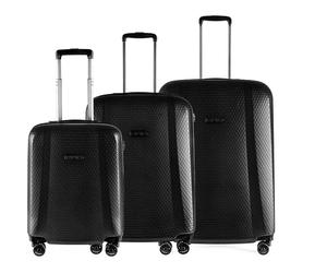 Epic GTO 5.0 4 Roll Suitcase Set 3pcs. black