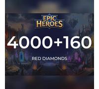 Epic Heroes - X Hero Red Diamond 4000 + 160 Red Diamonds Direct Top-Up - GLOBAL