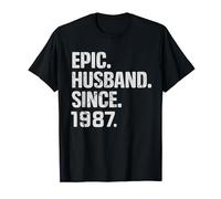 Epic Husband Since 1987 36th Wedding Anniversary T-Shirt