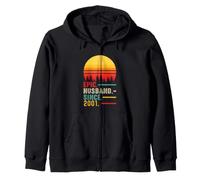 Epic Husband Since 2001, Happy Anniversary Zip Hoodie